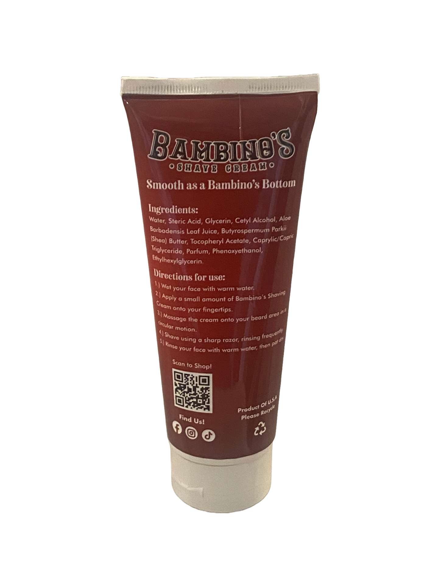 Bambino's Shave Cream - 3.5 Ounces